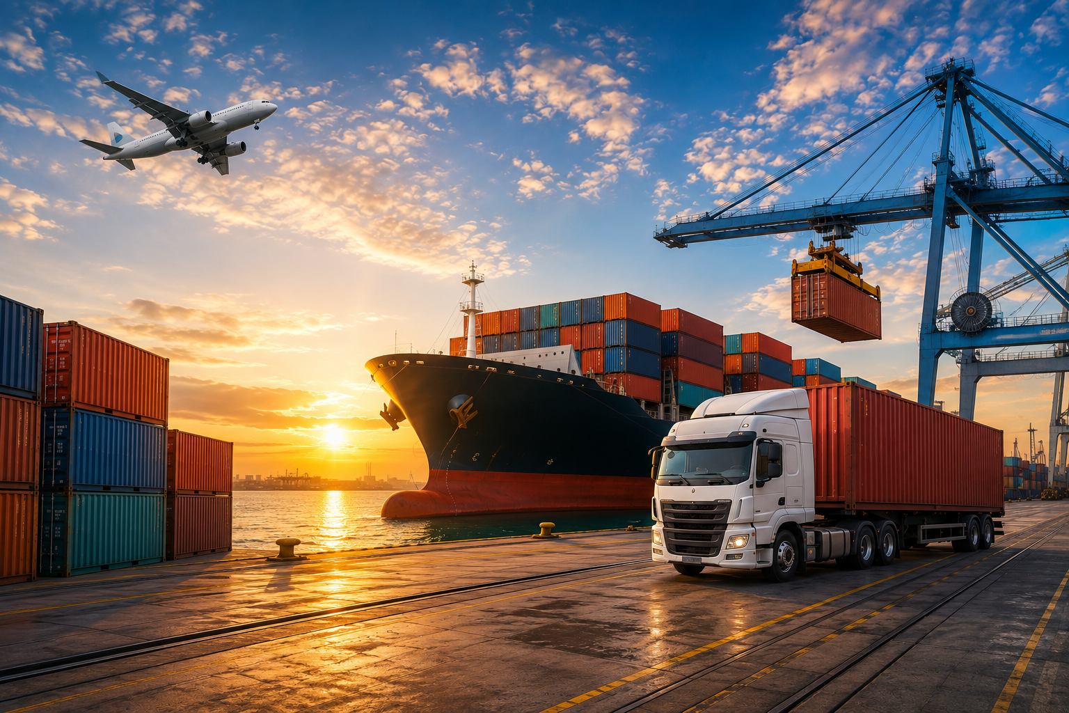 International export and global trade coordination