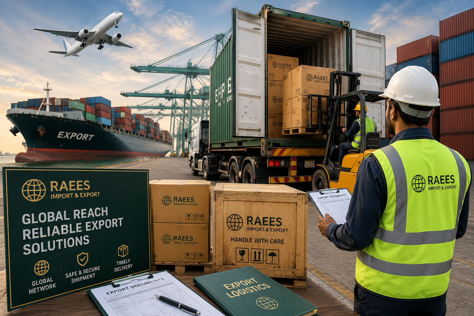 Export logistics and shipment coordination