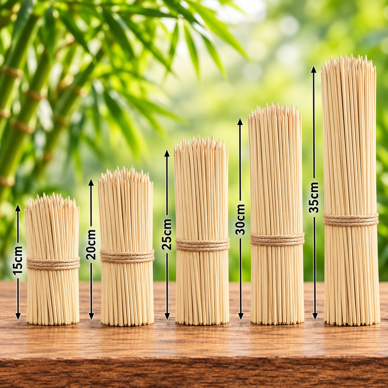 Natural Bamboo Sticks